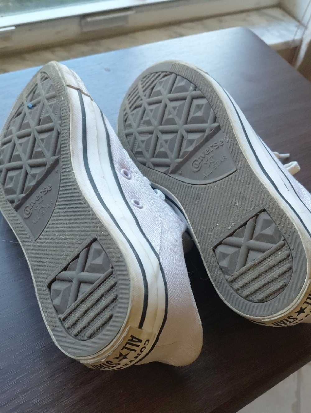 Converse All Star Women's Lavender Low-Top Sneakers - Picture 6 of 7